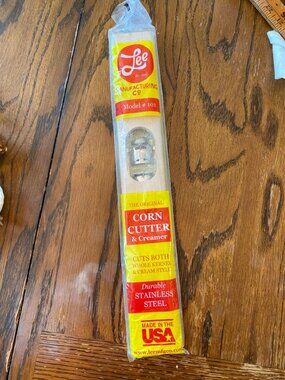 Lee Manufacturing Co Model 101 Corn Cutter & Creamer Stainless Steel USA Made